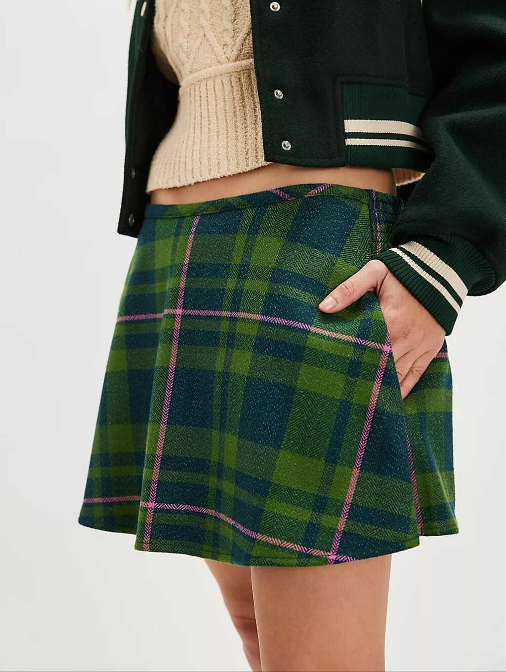 NWOT Free People Paradise Found New Menswear Skort